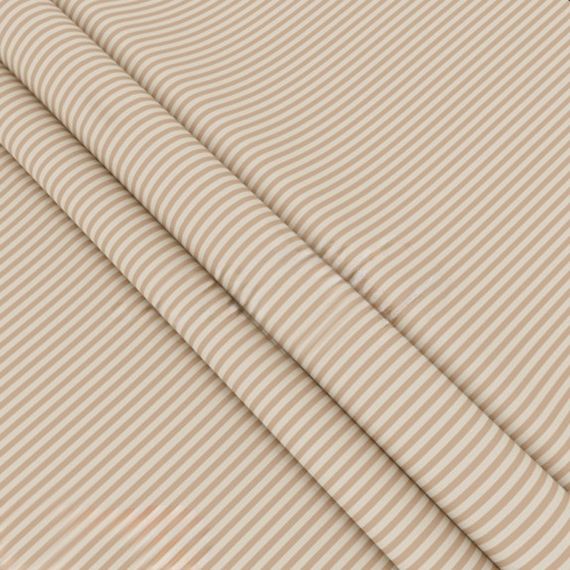 Постільна білизна Love You Бязь Gold Смужка Бежева Євро | Зображення 1