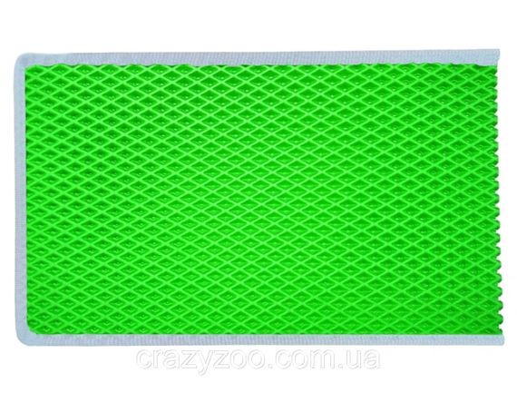 Килимок під котячий туалет зелений 60х40х1 см 7152 | Зображення 1