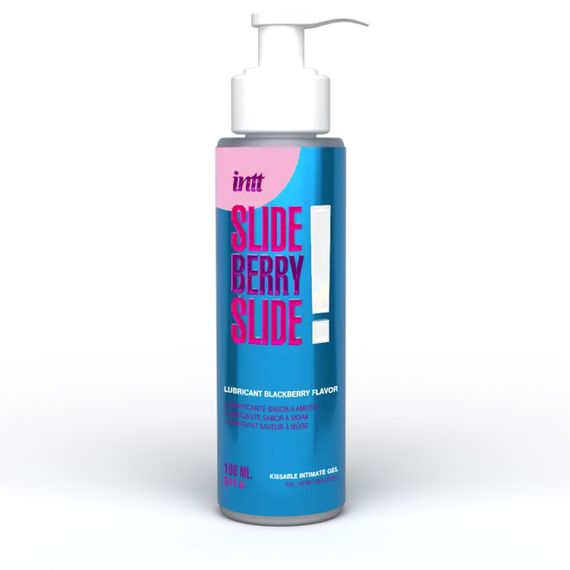 Съедобный интимный гель со вкусом ежевики Intt SLIDE BERRY sexstyle