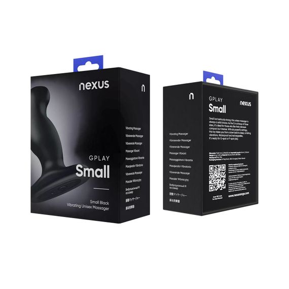Вібромасажер простати Nexus G-Play Plus S Black, макс. діаметр 2,3 см, перезаряджуваний | Зображення 9