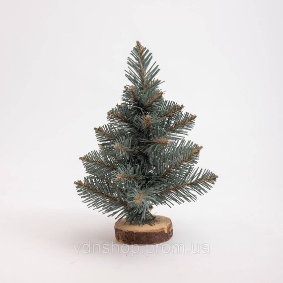 Штучна новорічна міні ялинка «Полонинська» блакитна 25 см SOK-M-03-1-1 | Зображення 1