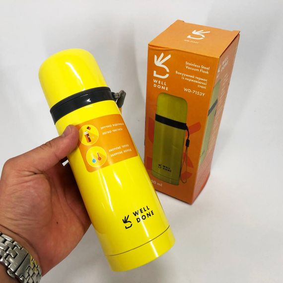 Термос для теплых напитков, Термочашка на путешествии, Термокружка с вакуумной изоляцией TB-76 | Зображення 1