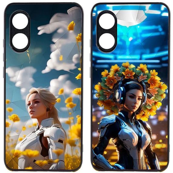 TPU+PC чохол Prisma Ladies для Oppo A38 / A18