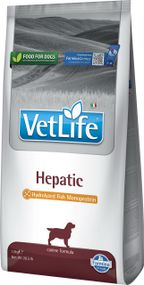 Сухой корм для собак с заболеваниями печени Farmina Vet Life Dog Hepatic, 12 кг
