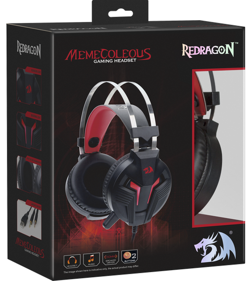 Гарнітура Redragon Memecoleous Black-Red (75096) (75096) | Зображення 9