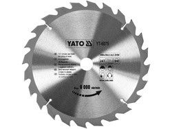 Диск пиляльний победітовий по дереву 300х30мм 24 зуби YATO YT-6075