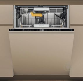 Посудомийна машина Whirlpool вбудована, 14комплектів, A+++, 60см, дисплей, 3-я корзина, білий (W8IHT58T)