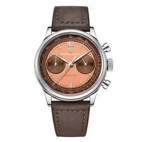 Чоловічий годинник Pagani Design PD-1739 Silver-Brown