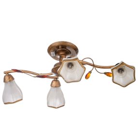 Люстра потолочная флористика E14 60W BR (LK-151S/4)