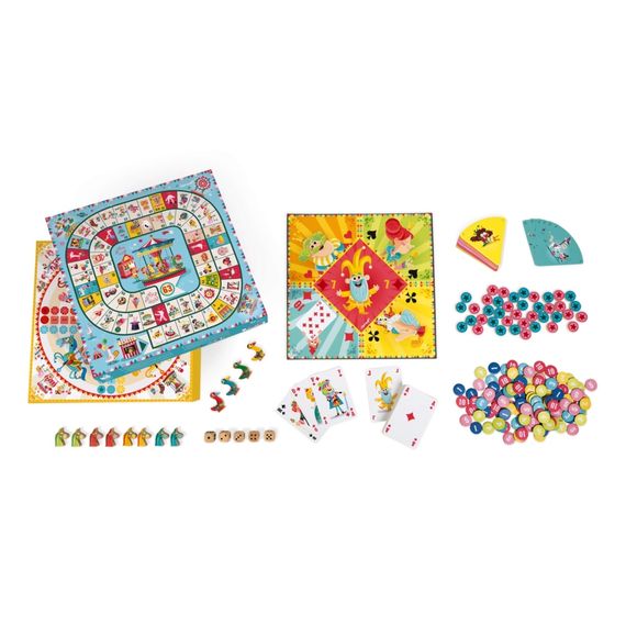 Настольная игра Janod 5 в 1 J02742 (J02742) | Зображення 3