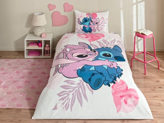 Постільна білизна TAC Disney 160×220 см Lilo & Stitch