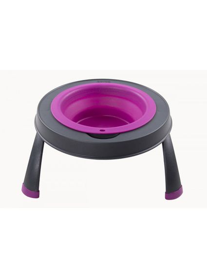 Миска Dexas Single Elevated Feeder одинарная на складной подставке 960 мл пурпурный