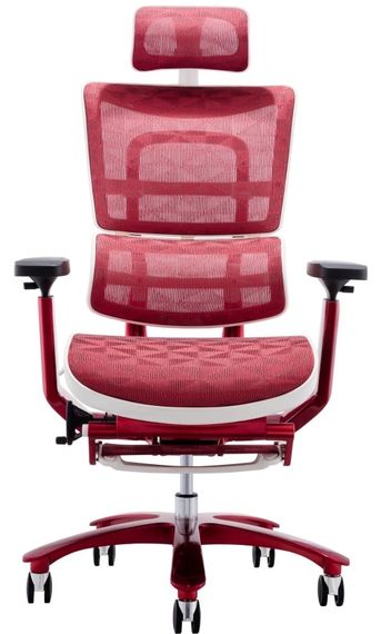 Кресло офисное GT RACER X-815L WHITERED | Зображення 8