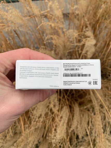 Бездротові навушники Apple AirPods 2 Premium quality Original series 1:1 Білі | Зображення 2