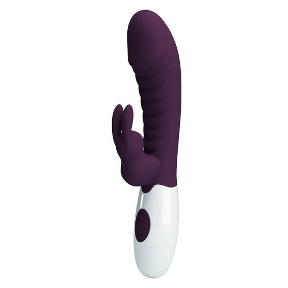 Вібратор кролик Pretty Love Naughty Bunny, Purple Sex Aura | Зображення 1