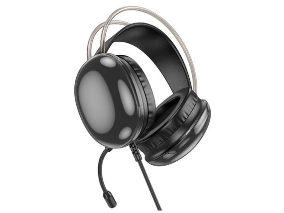 Наушники Hoco rich channel gaming headphones RGB W109 Plus черный | Зображення 4