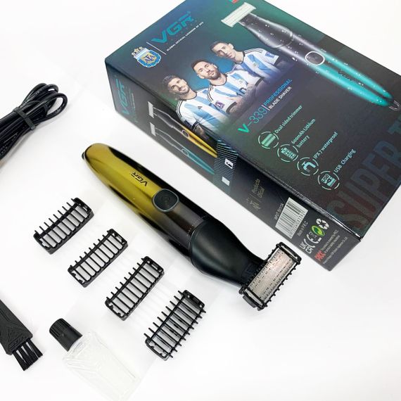 Бритва-триммер для стрижки бороди та вусів VGR V-339 GOLD | Зображення 5
