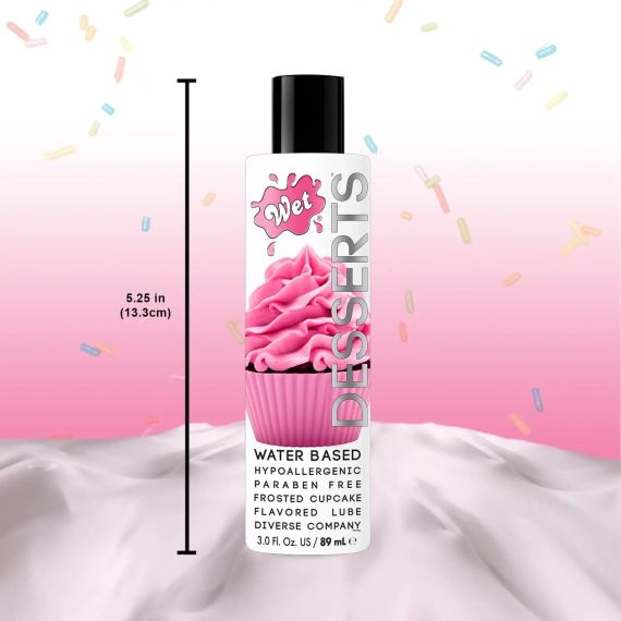 Їстівний Лубрикант WET Desserts Frosted Cupcake( зі смаком кексу) 89 мл Sex Aura | Зображення 2