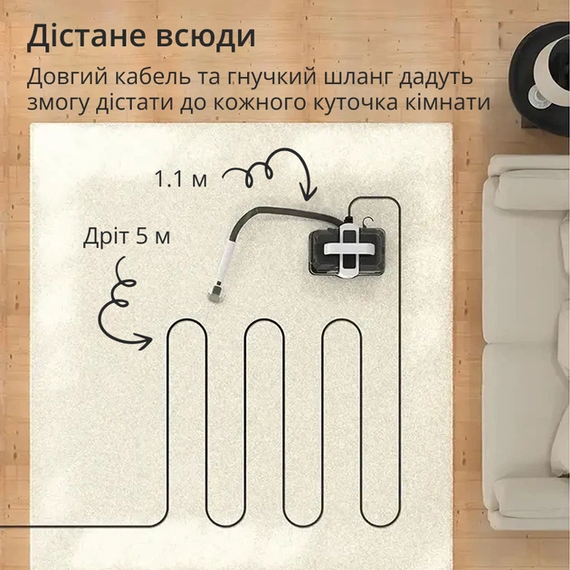 Універсальний миючий пилосос DOCTOR-101  для чищення для килимів, текстилю, меблів та автомобіля | Зображення 4