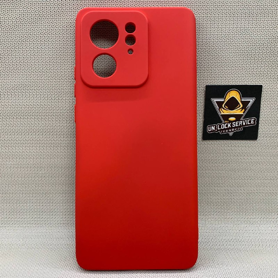 Чохол Motorola Edge 40 SoftTouch Silicone Протиударний чохол софт тач Червоний