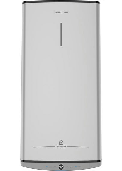 Водонагрівач Ariston VELIS TECH 100 EU 100 л, 3 кВт, "мокрий" ТЕН, універсальний, прямокутний, сірий (3100919)
