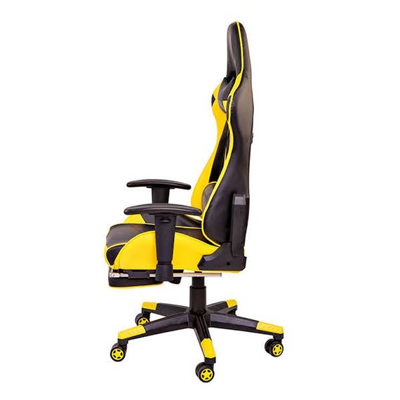 Кресло Goodwin Drive blackyellow с подставкой | Зображення 3