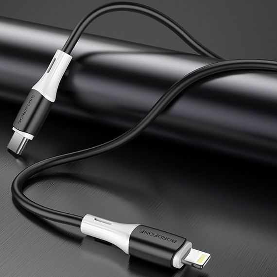 Дата кабель Borofone BX79 Type-C to Lightning (1m) Черный | Зображення 2
