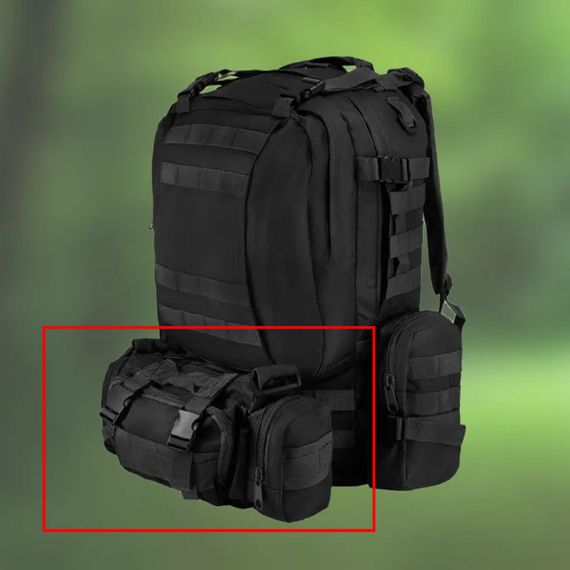 Універсальна тактична сумка – підсумок нагрудна поясна на MOLLE сумка з ременем на плече BD-871 5 л | Зображення 2