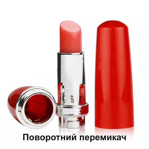 Мини-вибратор, имитатор губной помады, фиолетового цвета (ААА) | Зображення 2