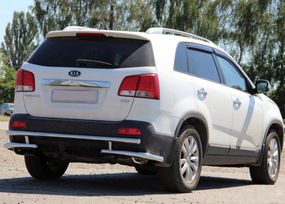 Задня дуга AK003-2 (нерж.) для Kia Sorento XM 2009-2014рр