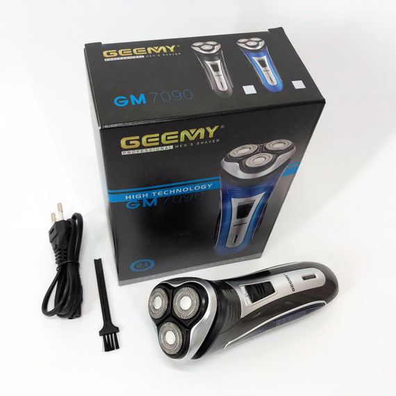 Электробритва GEEMY GM-7090 3 в 1 триммер, беспроводная электробритва, Триммер для усов. RE-156 Цвет: синий | Зображення 6