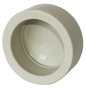 Заглушка PPR Ø75 Tebo сіра 6/48
