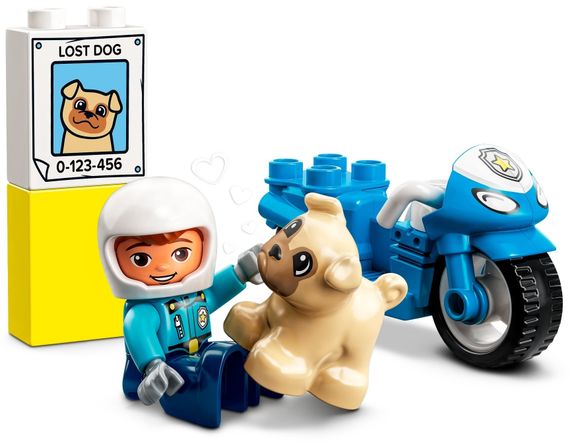 Конструктор LEGO DUPLO Town Поліцейський мотоцикл 10967 (10967) | Зображення 4