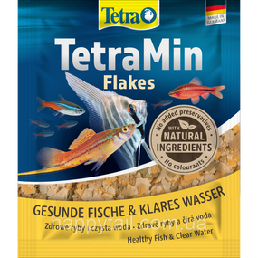 Корм TetraMin Flakes 12 г — Універсальні пластівці для всіх видів тропічних риб