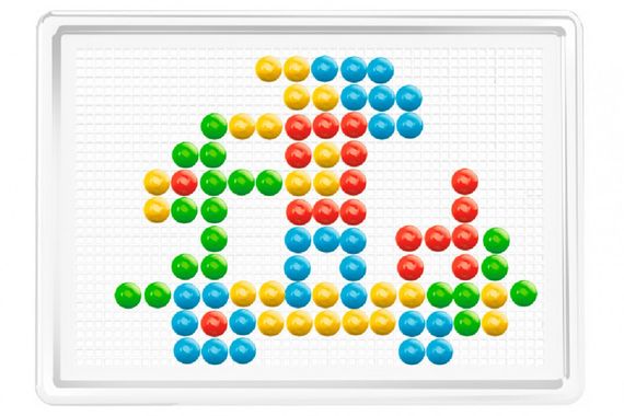 Дитяча розвиваюча мозаїка №5 3374TXK, 240 фішок в наборі | Зображення 4