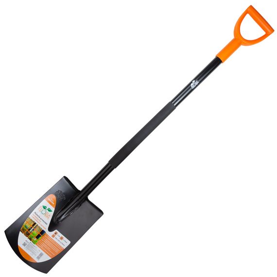 Лопата штикова Flora прямокутна з металевою ручкою 290×195×1170мм (5045404)
