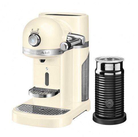 Кофемашина KitchenAid Artisan Nespresso 5KES0503EAC, капсульна, 1.4 л, кремова | Зображення 3