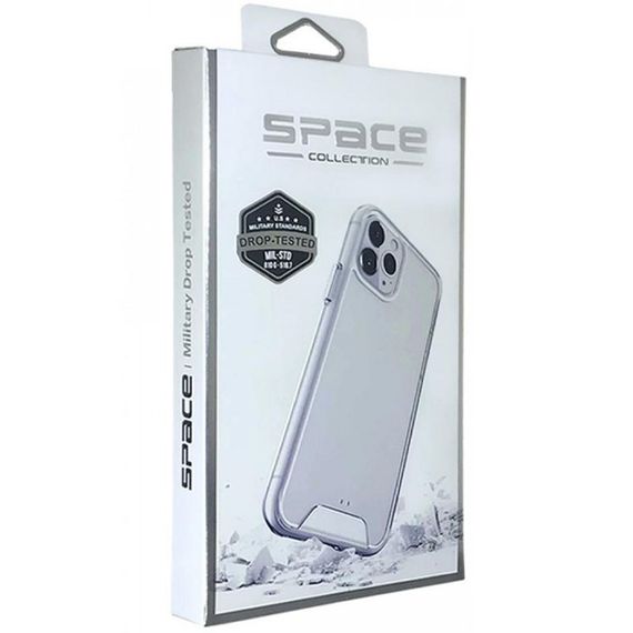Чехол TPU Space Case transparent для Apple iPhone X / XS (5.8") Прозрачный | Зображення 5