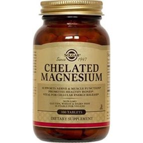 Микроэлемент Магний Solgar Chelated Magnesium 100 Tabs SOL-54709