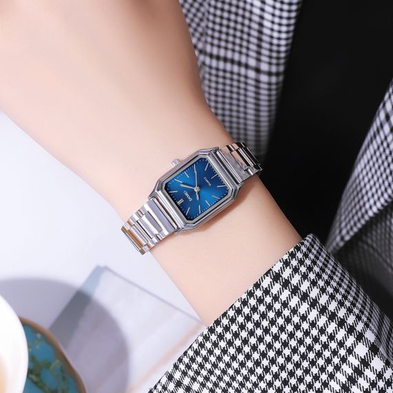 Жіночий годинник Skmei 2237SIBU Silver-Blue | Зображення 2
