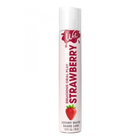 Їстівний лубрикант зі смаком полуниці Wet Strawberry, 30 мл sexstyle