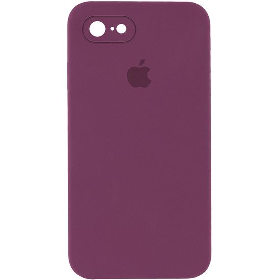 Чохол Silicone Case Square Full Camera Protective (AA) для Apple iPhone 7 / 8 / SE (2020) (4.7")