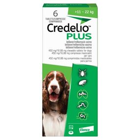 Таблетки Credelio PLUS проти бліх та кліщів для собак 11-22 кг