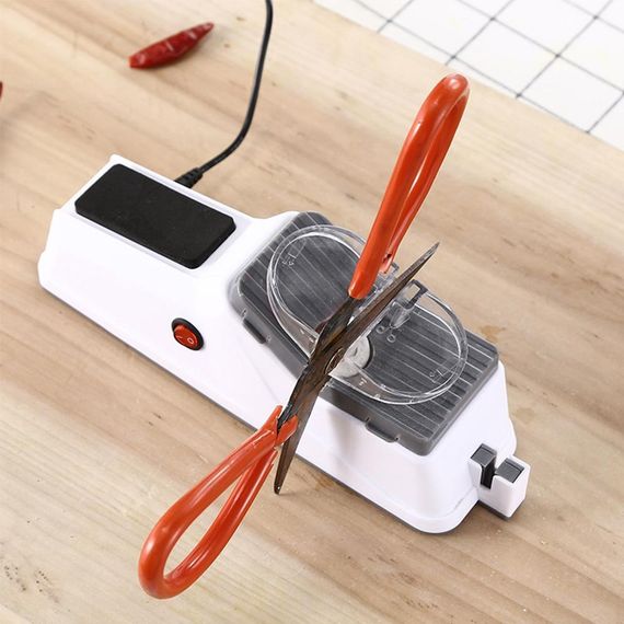 Електрична стругачка для ножів Electric Knife Sharpener від USB, Білий/професійна електроточилка/Ніжеточка | Зображення 4