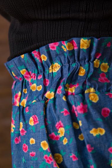 Шорти жіночі, колір джинс, 172R20 | Зображення 4