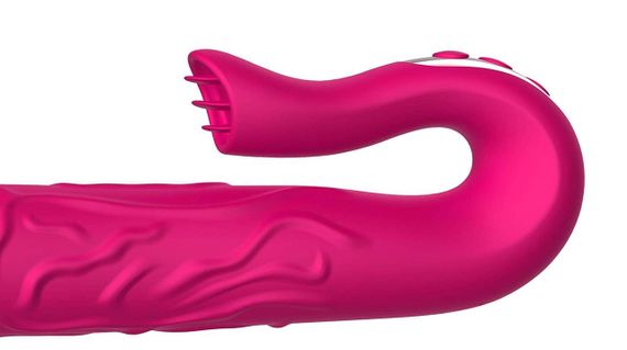 Вібратор - Realistic Tongue Stimulating Dildo Vibrator Sex Aura | Зображення 3