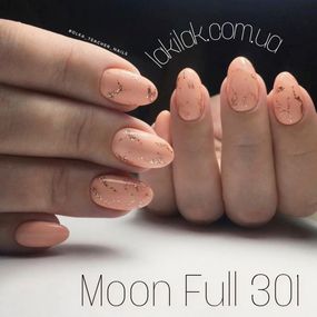 Гель-лак Moon Full №301 светлый персик 8мл