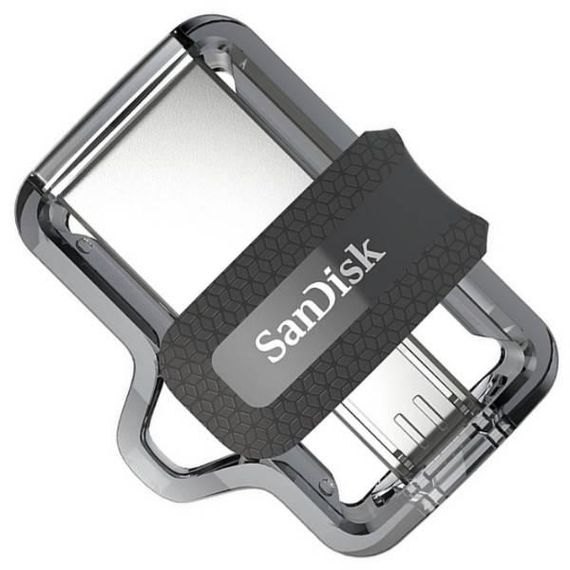 Флеш-накопичувач USB 3.0 SanDisk Ultra Dual OTG 64Gb (150 Mb/s)