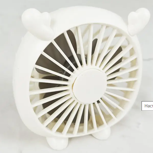 Настільний вентилятор з вушками, Вентилятор з оригінальним дизайном   знижка | Зображення 1