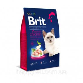 Корм сухой Brit Premium by Nature Cat Sterilised для стерилизованных котов с курицей 8 кг